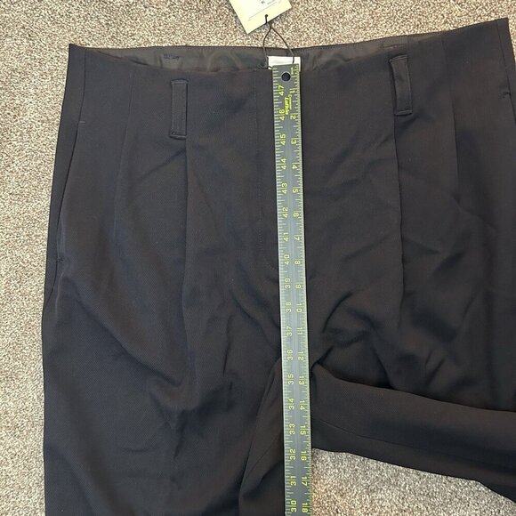 Giuliva Heritage Women's Ankle Trousers Pants Size 16 Black Pleated x H&M NWT - Picture 8 of 16